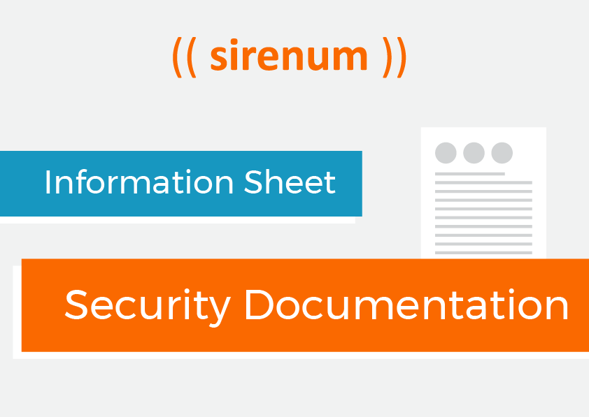 Sirenum Foglio informativo-Documentazione sulla sicurezza
